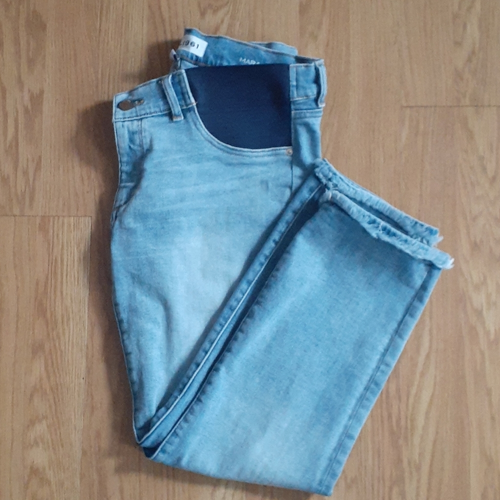 DL 1961 Maternity Jeans Mara Straight Leg 30